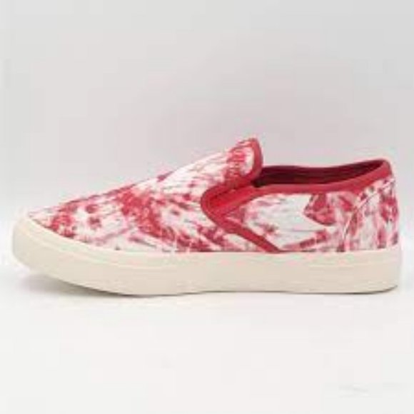 *CLEARANCE* Sun + Stone Men's Reins Slip-on Sneaker Red Tie Dyed NIB - Picture 2 of 2